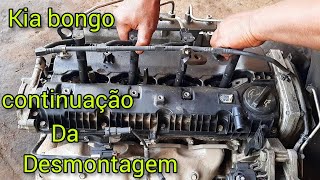 02  kia bongo continuação da desmontagem do motor [upl. by Anawaj]