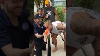 jakepaul gets new fish from Fitzfishponds and TheKoiPartner so epic to see koi jakepaul [upl. by Alset696]