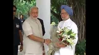 PM Narendra Modi meets Dr Manmohan Singh [upl. by Manton]