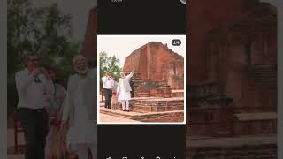 Historic Nalanda University RemainsNarendra Modi [upl. by Atnauq]