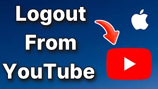 How to logout YouTube in iPhone [upl. by Yahs28]