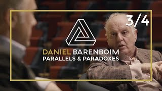 Daniel Barenboim amp Christoph Waltz on interpreting a Piece  Parallels amp Paradoxes Part 34 [upl. by Landry941]