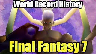 The World Record History of Final Fantasy 7 any [upl. by Anelliw]