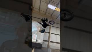 BMX backflip FAIL what went wrong 🫣 [upl. by Llatsyrk]