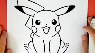 Comment dessiner Pikachu Tutoriel [upl. by Frederiksen546]