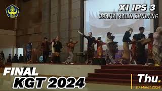 DRAMA MALIN KUNDANG  PENAMPILAN KGT 2024  KONTESTAN 2  KELAS XI IPS 3 [upl. by Patti]