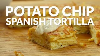 How to Make a Spanish Tortilla With Salt and Vinegar Potato Chips [upl. by Perseus134]