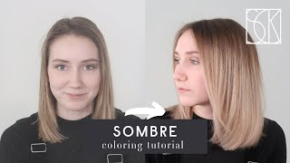 SOMBRE COLORING TUTORIAL by SANJA CARICA KARASMAN [upl. by Brady481]