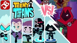 Multiverse Teeny Titans Team VS The Hooded Hood  iOS  Android  Gameplay Video [upl. by Semmes]