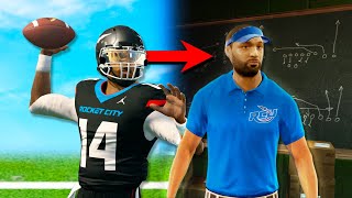 Hiring my old QB as a Coach  OFFSEASON  NCAA Football 14 RCU Moon Men Dynasty Ep 12 [upl. by Deeraf]