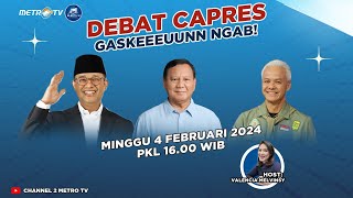 Debat Capres Kelima Gaskeeeuunn Ngab [upl. by Alrak475]