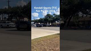 Kendall County Fair Parade Boerne TX parade countyfair boerne mainstreet [upl. by Harsho]