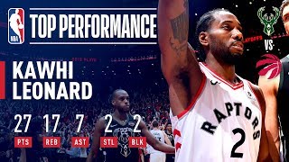 Kawhi Leonard Leads the Raptors to the NBA Finals  May 25 2019 [upl. by Yengac]