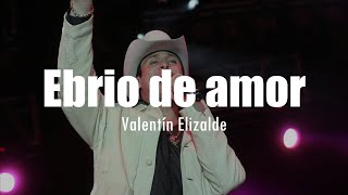 LETRA Valentín Elizalde  Ebrio De Amor [upl. by Bolen30]