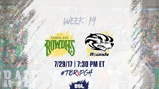 USL LIVE  Tampa Bay Rowdies vs Pittsburgh Riverhounds 72917 [upl. by Ahsirtal72]