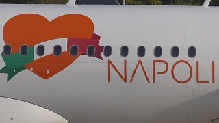 FullHD quot❤ Napoliquot livery easyJet A319 takeoff at GenevaGVALSGG [upl. by Charlean]