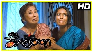 Kanchana Movie Scenes  Presence of ghost confirmed  Kovai Sarala and Devadarshini Comedy  Muni 2 [upl. by Annig708]