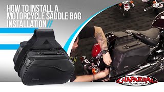 How to Install a Motorcycle Saddlebag Installation Tutorial  ChapMotocom [upl. by Duleba]