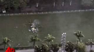 Raw Video Helicopter Crash Caught on Tape [upl. by Medin]