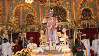 Mysuru Dasara 2019 Yaduveer Wadiyar holds private Darbar at Mysore Palace [upl. by Alvord625]