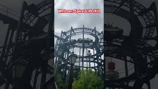 Whizzer Rollercoaster at Six Flags Great America sixflagsgreatamerica rollercoaster [upl. by Aihsenod619]