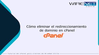 Cómo eliminar el redireccionamiento de dominio en cPanel [upl. by Kral]