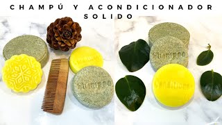 CHAMPÚ Y ACONDICIONADOR SÓLIDO FÓRMULA INCLUIDA [upl. by Knighton]