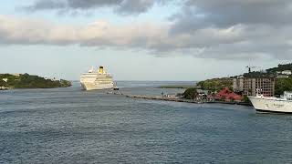 Castries Saint Lucia cruise port [upl. by Yarased493]