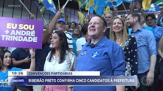 O Voto na Record 5 candidatos disputarão a prefeitura de Ribeirão Preto nas Eleições 2024 [upl. by Christos650]