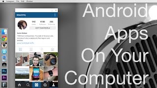 Instagram or any Android App on Your Computer with Few Resources and No Emulator [upl. by Nylatsirk]