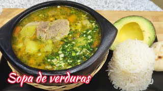 sopa de verduras [upl. by Surazal]