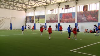 Në Gjakovë organizohen gara në futboll për vajza [upl. by Blackman909]