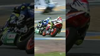 Rossi 🆚 Gibernau in an epic lastcorner thriller 🔥  2003 FrenchGP 🇫🇷 [upl. by Edris]