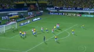 Eliminatórias Copa 2010 Brasil 2x1 Paraguai 2009 [upl. by Romo]