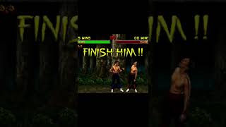 PC Mortal Kombat II Johnny Cage Fatalities vs Johnny Cage  MKAK [upl. by Elleinnod]