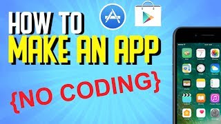 How to Create an App Without Coding Mobile Game App Developing [upl. by Sivra]