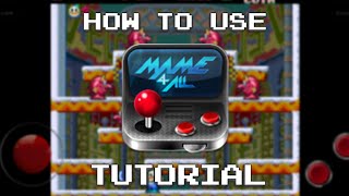 How to set up and Play MAME 037B5  MAME4ALL ANDRIOD [upl. by Shaver]