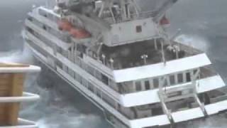 Clelia II Cruise Ship in Distress in Antarctica [upl. by Jenesia941]