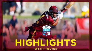 Highlights  West Indies v England  Shai Hope Strikes 68 But Visitors Win  2nd CG United ODI [upl. by Etnaid]