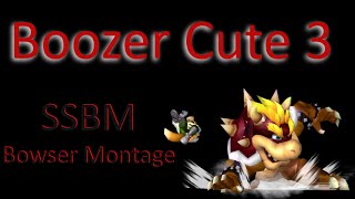 Boozer Cute 3  SSBM Bowser Montage [upl. by Niletac489]