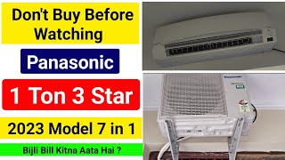 panasonic 1 ton 3 star split ac 2023 model review  panasonic 1 ton 3 star wifi inverter split ac [upl. by Mariam]