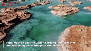 Amazing scenery of Yardang landform in Lop Nur Chinas Xinjiang [upl. by Filip453]