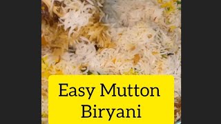 Easy Mutton Biryani  Delicious Homemade Recipe  Spice Secrets hddcooking shortrecipe [upl. by Uolyram]