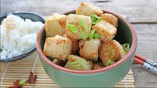 CRIPSY FIVE SPICE TOFU  VEGAN 8Ingredients [upl. by Jarvis]