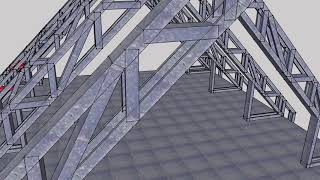 Amazing Parallel Chord Gable Truss [upl. by Elakram648]