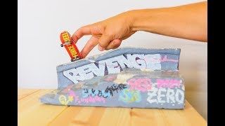 NEW FINGERBOARD TRICKS On Best ledge Ever [upl. by Sualkin]