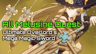 Ultimate Overlords Mega Magic Sword  All Melusine Quest Required for 24 Atk  Genshin Impact [upl. by Otilesoj]