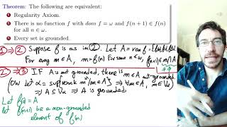 50 Set Theory Regularity Axiom [upl. by Micky]