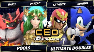 CEO 2024  Fatality amp Sonido Vs Baku amp Ortzac  Smash Ultimate  SSBU [upl. by Selegna811]