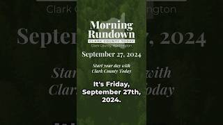 Sept 27 CCT Morning Rundown Leadership in Crisis Dining Month Football Rivalries Safety Alerts [upl. by Utica]